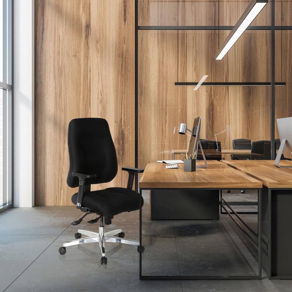 N° de l'image du produit 7 : Chaise de bureau / fauteuil de direction hjh OFFICE ZENIT COMFORT, noir