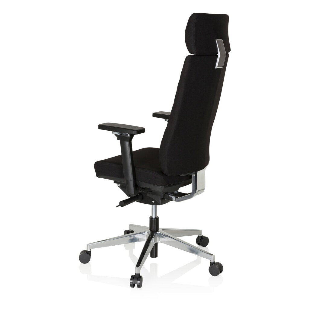 N° de l'image du produit 8 : Siège de bureau / siège de travail hjh OFFICE MOVE-TEC PRO tissu, noir