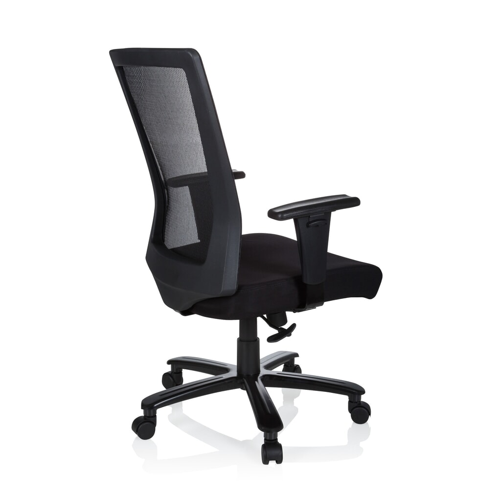 Siège de bureau / siège pivotant hjh OFFICE EXTENDER tissu/maille, noir N° de l'image du produit 5 : Siège de bureau / siège pivotant hjh OFFICE EXTENDER tissu/maille, noir