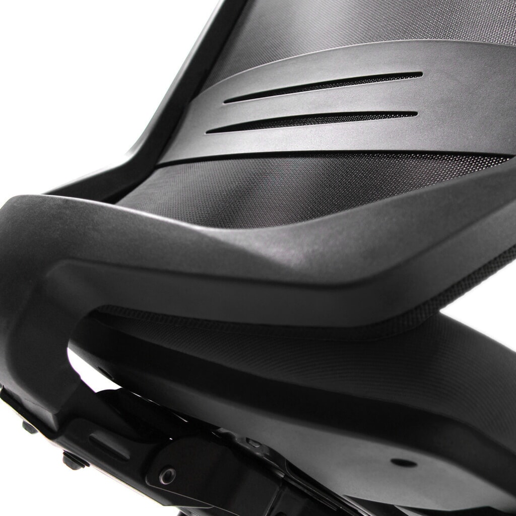 N° de l'image du produit 11 : Siège de bureau / siège pivotant hjh OFFICE PROFONDO tissu/maille, noir