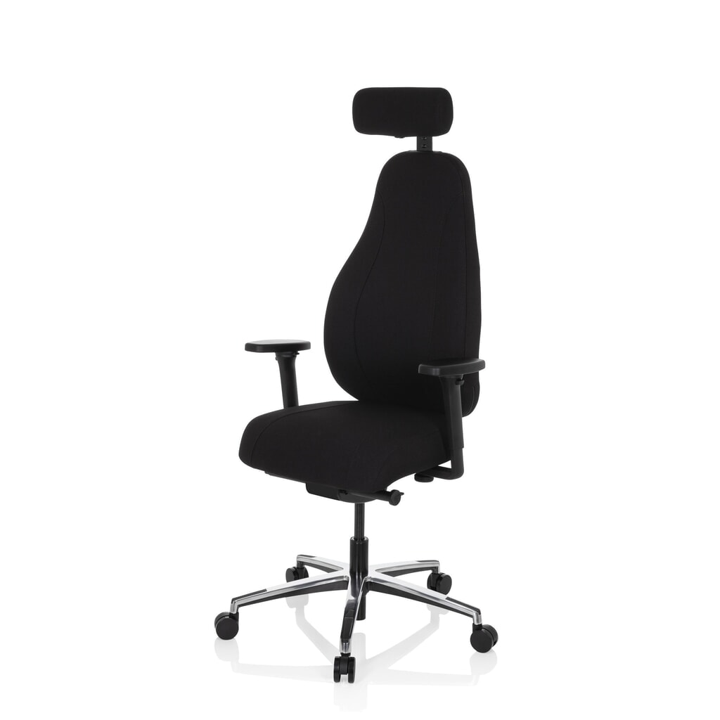 Siège de bureau / siège pivotant hjh OFFICE RESISTIO tissu, noir N° de l'image du produit 10 : Siège de bureau / siège pivotant hjh OFFICE RESISTIO tissu, noir