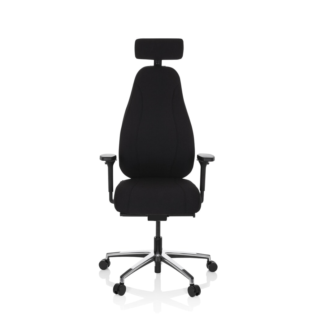 Illustration du produit: Siège de bureau / siège pivotant hjh OFFICE RESISTIO tissu, noir