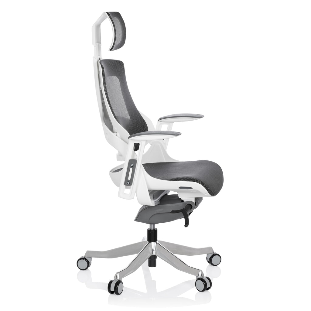 N° de l'image du produit 4 : Siège de bureau / siège pivotant hjh OFFICE SPEKTRE maille, gris