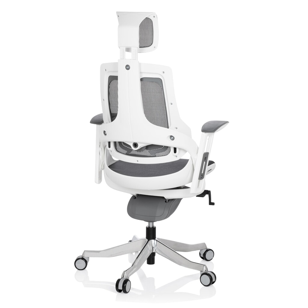N° de l'image du produit 6 : Siège de bureau / siège pivotant hjh OFFICE SPEKTRE maille, gris