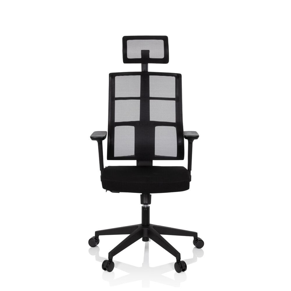 Illustration du produit: Siège de bureau / siège pivotant hjh OFFICE SPINIO PRO tissu/maille, noir
