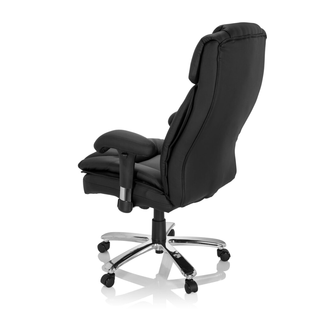 Siège pour personne forte / siège de bureau hjh OFFICE BUILDER XXL I PU similicuir, noir N° de l'image du produit 7 : Siège pour personne forte / siège de bureau hjh OFFICE BUILDER XXL I PU similicuir, noir
