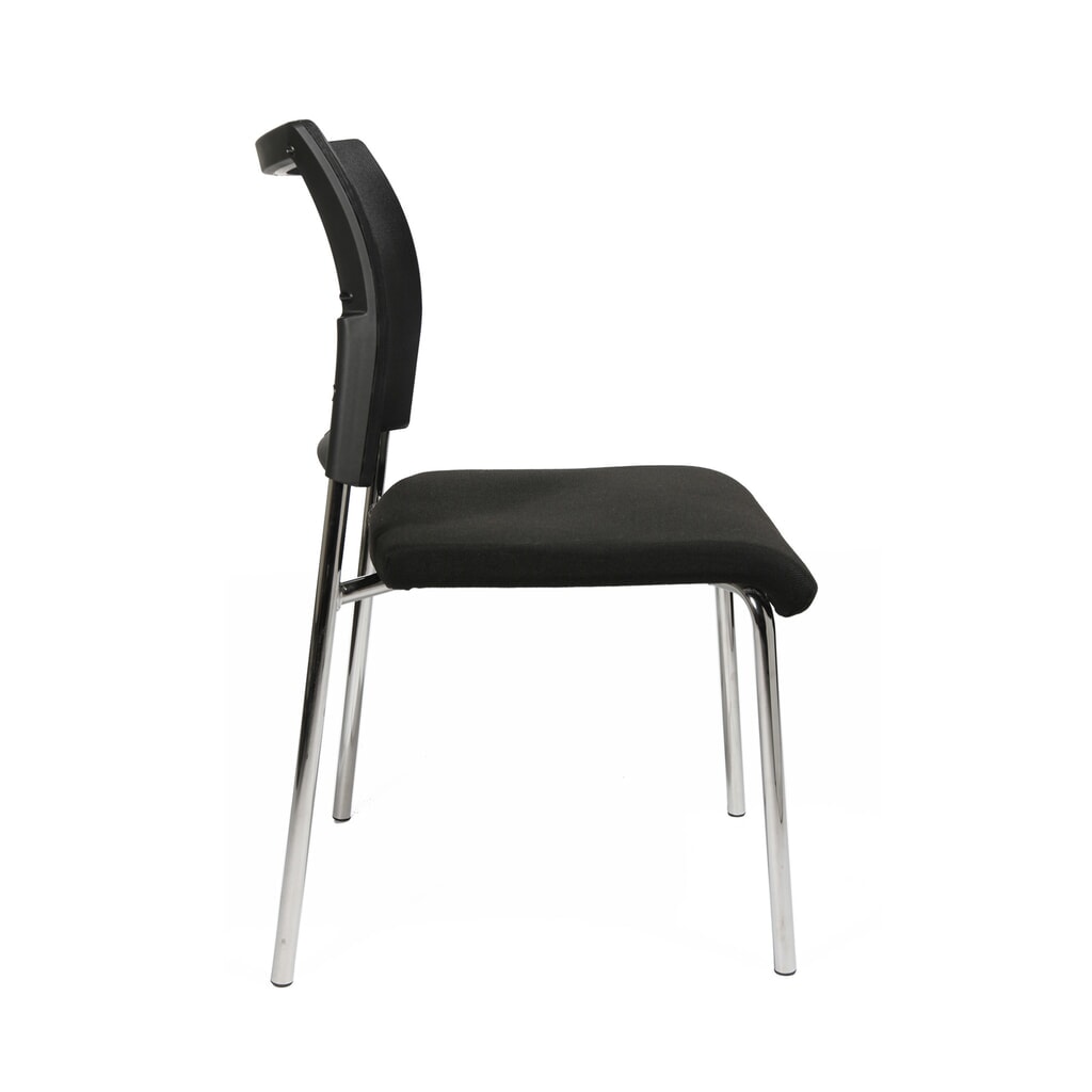 Siège visiteur Topstar® Classic avec dossier résille + piètement 4 pieds, noir N° de l'image du produit 4 : Siège visiteur Topstar® Classic avec dossier résille + piètement 4 pieds, noir