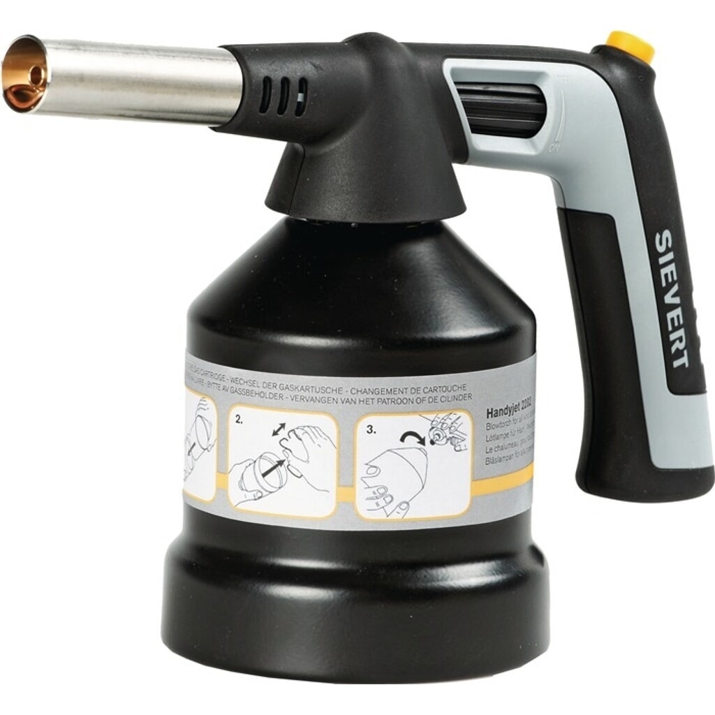 SIEVERT Lötlampe Handyjet 2283, 140 g/h, ohne Stechkartusche, 1,8 kW Illustration du produit: SIEVERT Lötlampe Handyjet 2283, 140 g/h, ohne Stechkartusche, 1,8 kW