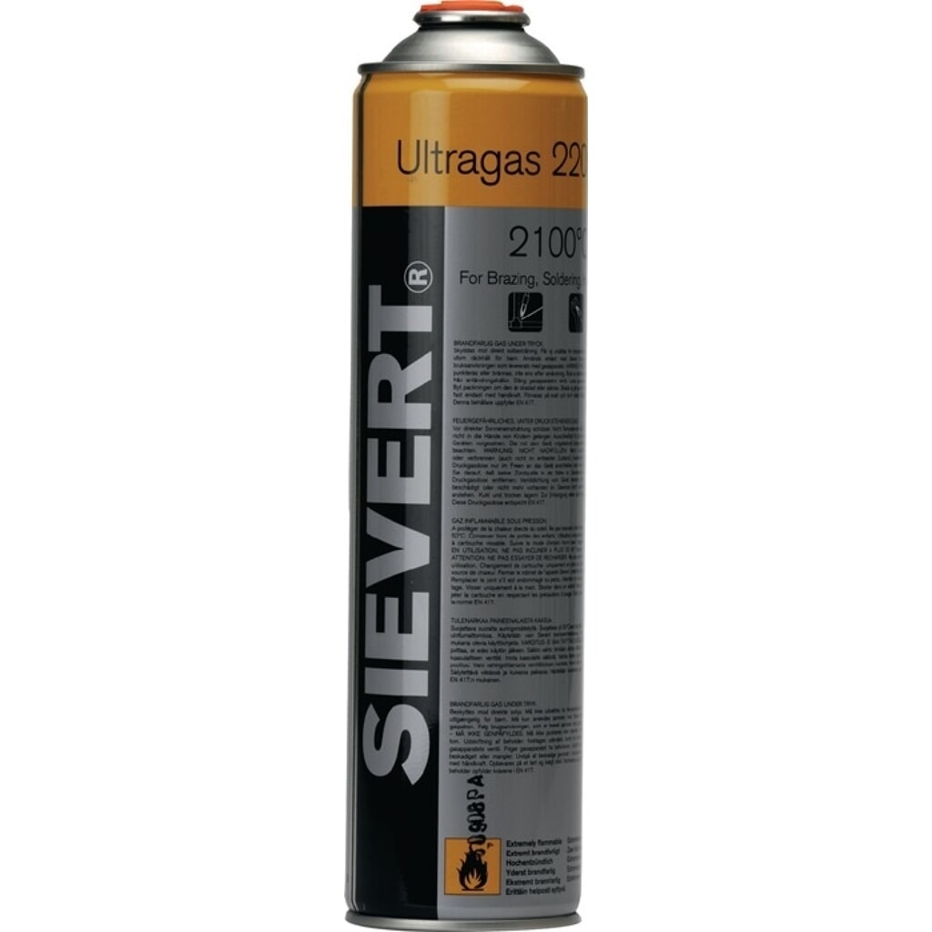 SIEVERT Schraubkartusche Ultragas 2205, 210 g 380 ml, 2100 °C Illustration du produit: SIEVERT Schraubkartusche Ultragas 2205, 210 g 380 ml, 2100 °C