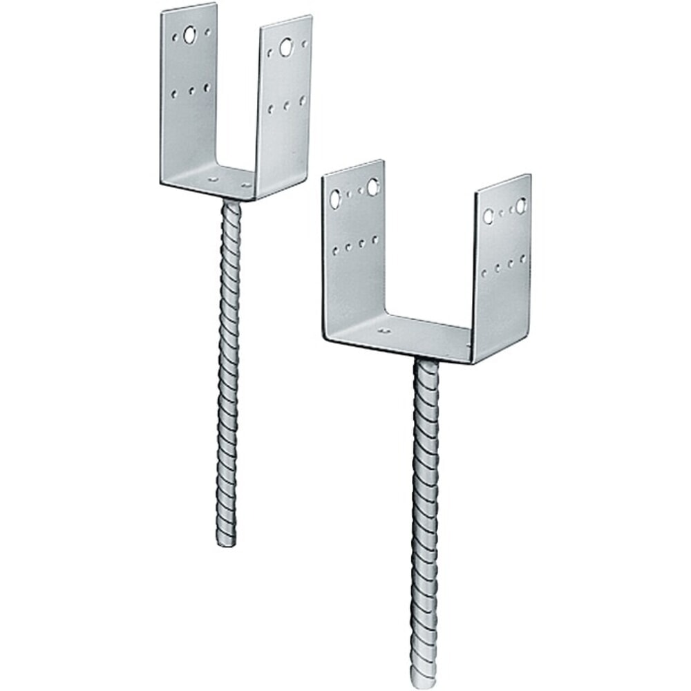 Illustration du produit: SIMPSON STRONG TIE Stützenfuß PPD, Stahl stückverzinkt zum Einbetonieren, 100 x 70 x 126 x 5 mm, Loch-Ø 5,0 + 13,5 mm 250 mm