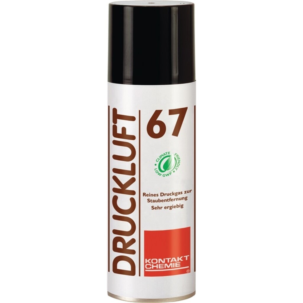 PULVÉRISATION AIR COMPRIMÉ CONTACT CHEMIE 67 200 ml Illustration du produit: PULVÉRISATION AIR COMPRIMÉ CONTACT CHEMIE 67 200 ml