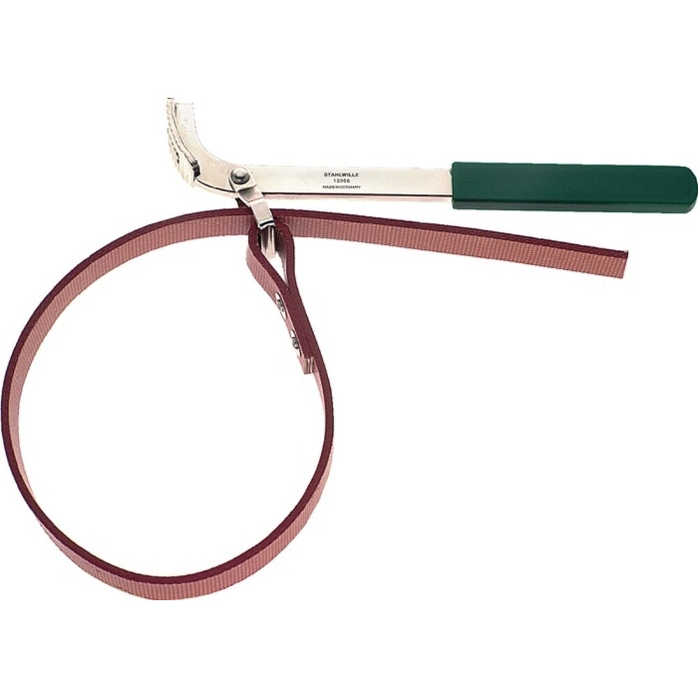 Illustration du produit: STAHLWILLE Bandschlüssel 12005, Bandbreite 22 mm, Spannbereich Ø 180 mm, Grifflänge 236 mm