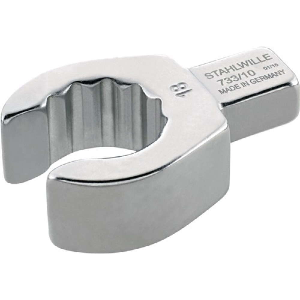 Illustration du produit: Clé polygonale à emmancher 733/10 22 ouverture de clé 22 mm 9 x 12 mm acier alli