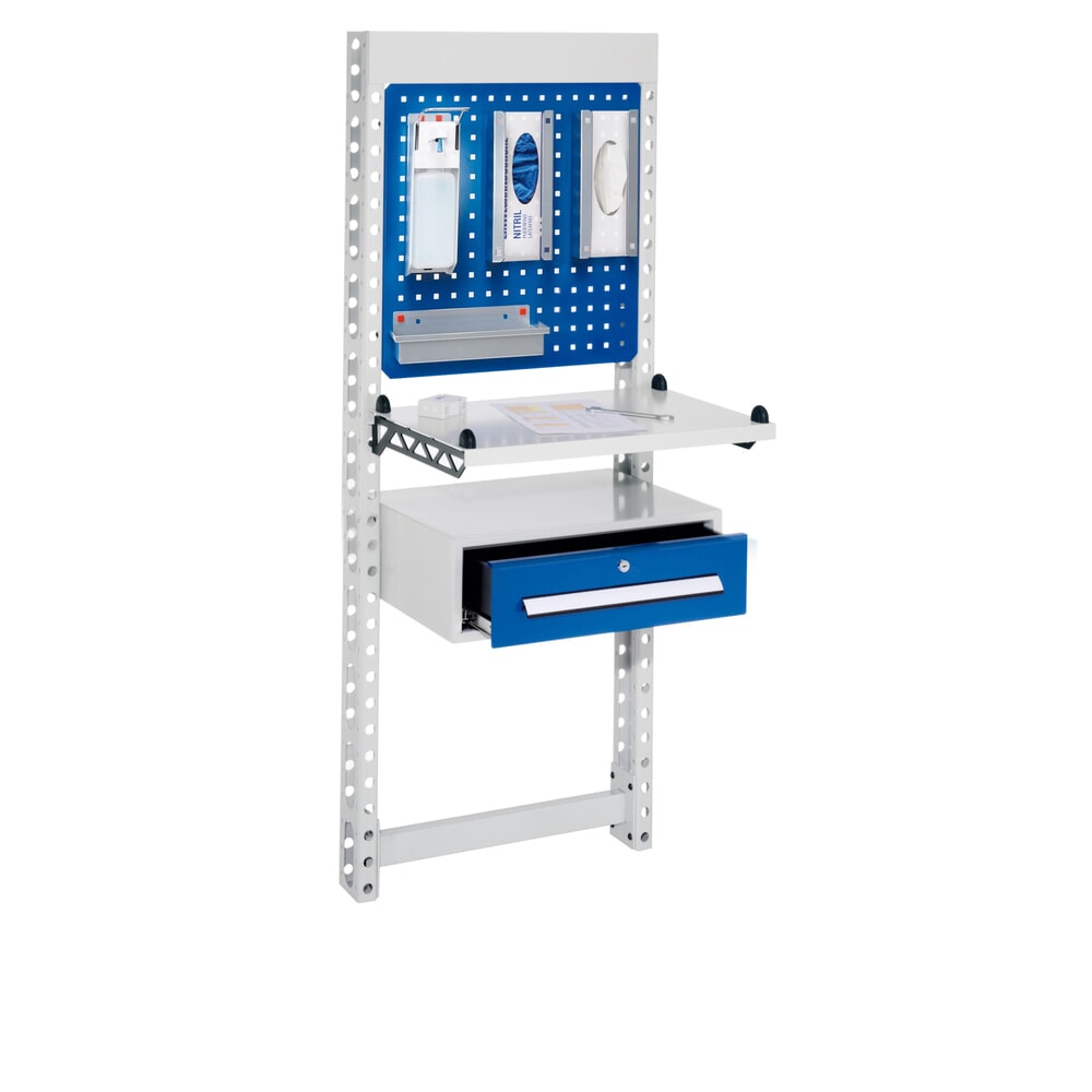 Illustration du produit: Kappes ErgoPlus® Station d’hygiène, avec module mural, HxlxP 1 650 x 670 x 400 mm, modèle 1