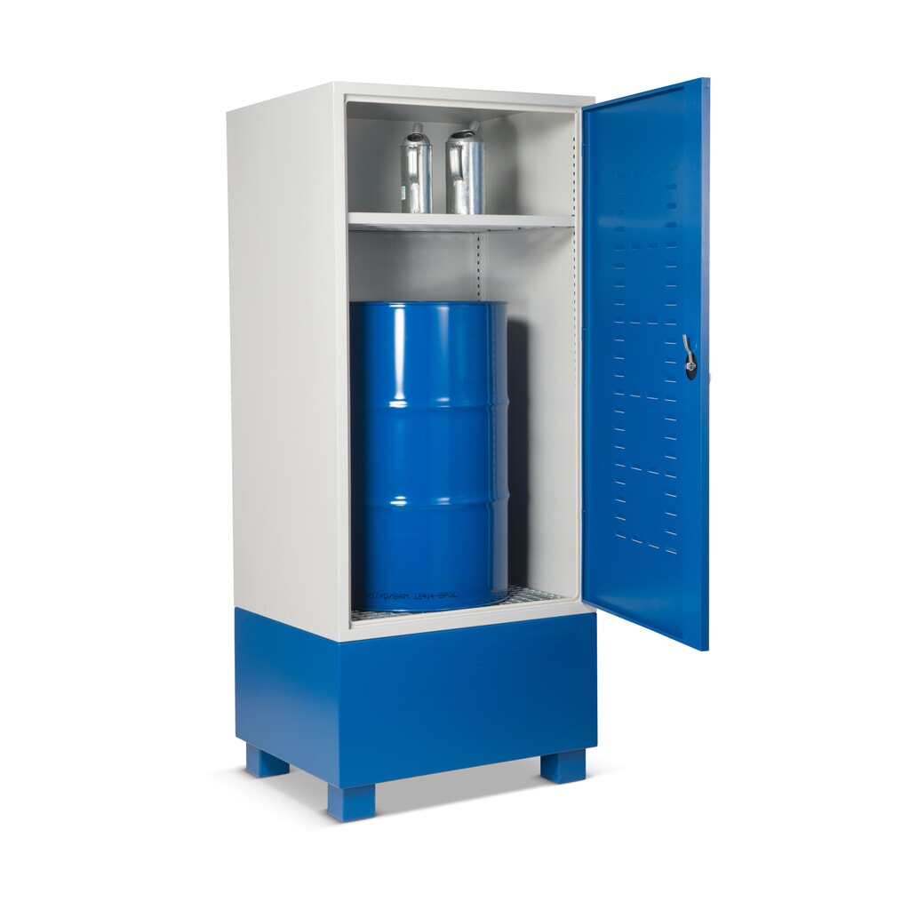 Station de dépôt de substances dangereuses Steinbock®, 1 porte N° de l'image du produit 5 : Station de dépôt de substances dangereuses Steinbock®, 1 porte