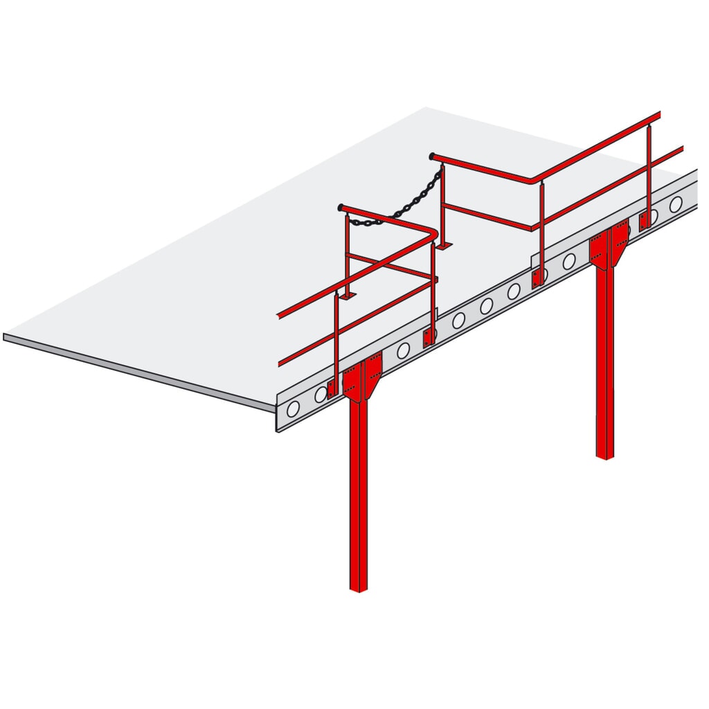 Illustration du produit: Station de transfert pour système de plates-formes de stockage modulaire, bleu gentiane