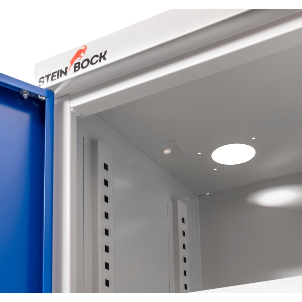 N° de l'image du produit 6 : Armoire à produits chimiques Steinbock® , 4 bacs de rétention au sol selon StawaR, haut. x larg. x prof. 1 950 x 950 x 500 mm