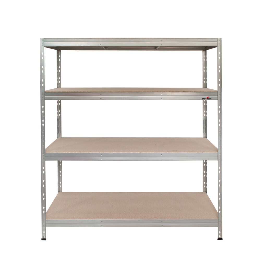 Steinbock® Weitspannregal, Fachlast 250 kg, HxBxT 1.800 x 1.600 x 600 mm N° de l'image du produit 4 : Steinbock® Weitspannregal, Fachlast 250 kg, HxBxT 1.800 x 1.600 x 600 mm