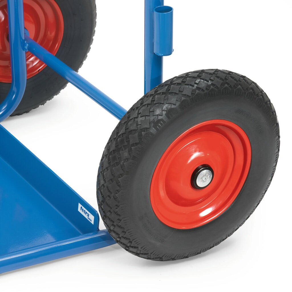 Supplément pour roues fetra® pneumatique en PU, ØxB 400 x 100 mm, jeu de 4 pneus Illustration du produit: Supplément pour roues fetra® pneumatique en PU, ØxB 400 x 100 mm, jeu de 4 pneus
