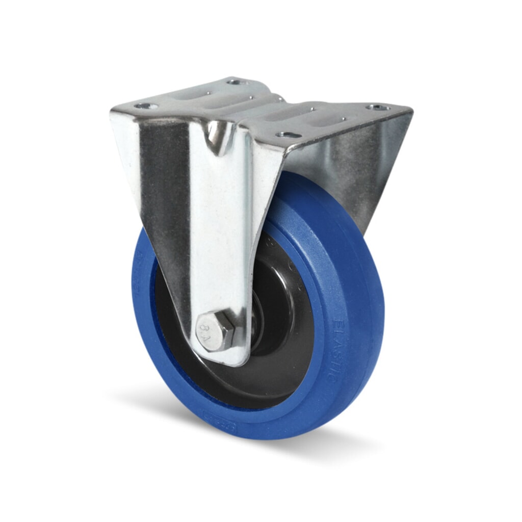 Supplément pour jeu de roues facultatifs, caoutchouc élastique Ø 125 mm, pour un déplacement souple Illustration du produit: Supplément pour jeu de roues facultatifs, caoutchouc élastique Ø 125 mm, pour un déplacement souple