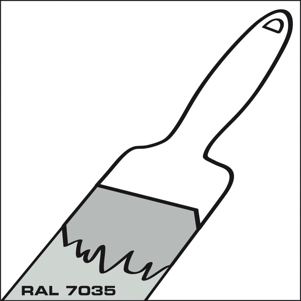Illustration du produit: Supplément peinture parois extérieures pour conteneur écologique, HxlxP 2 300 x 2 100 x 1 440 mm, gris clair