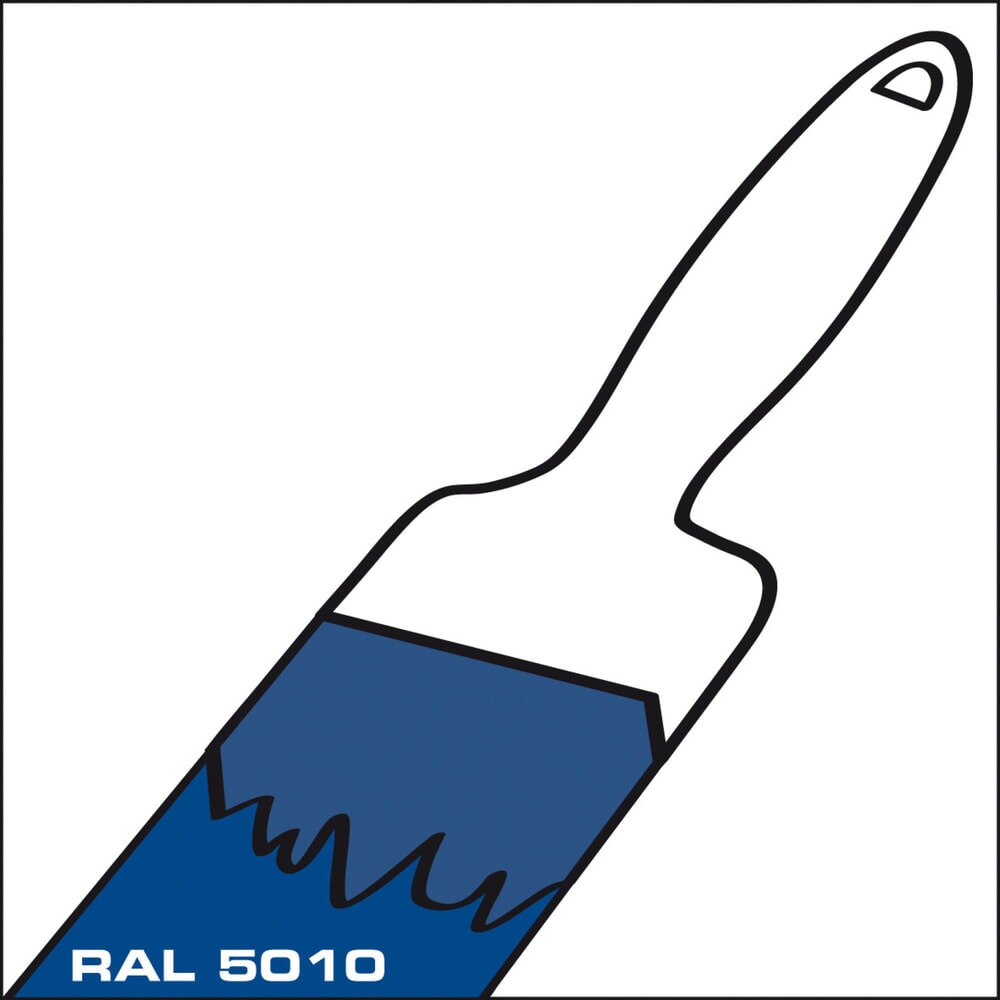 Illustration du produit: Supplément peinture parois extérieures pour conteneur écologique, HxlxP 2 300 x 5 080 x 2 170 mm, bleu gentiane