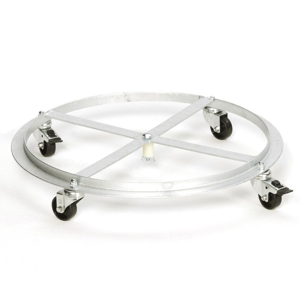 Illustration du produit: Support à roulettes pour collecteurs de déchets VAR®, 120 litres, porte à doubles battants