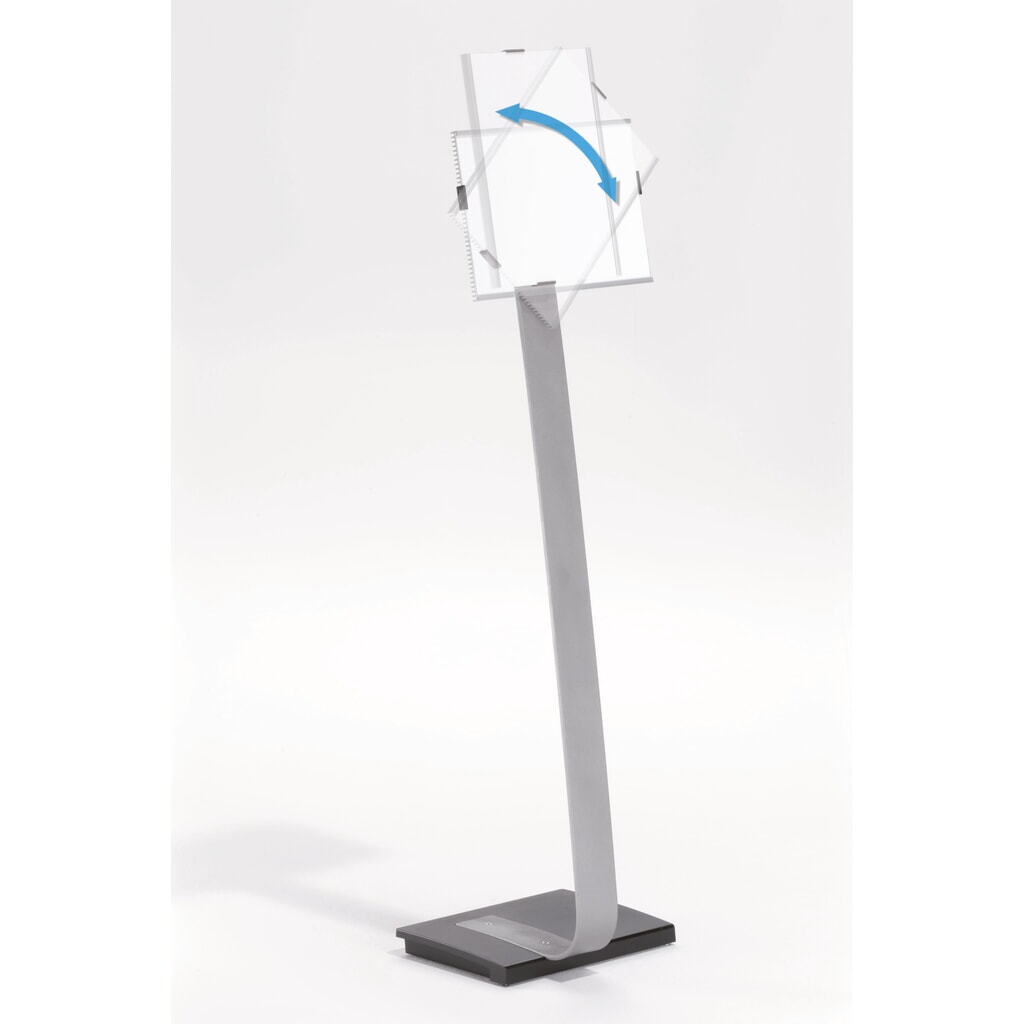 N° de l'image du produit 3 : Support au sol DURABLE Info Sign avec tableau en aluminium, DIN A4