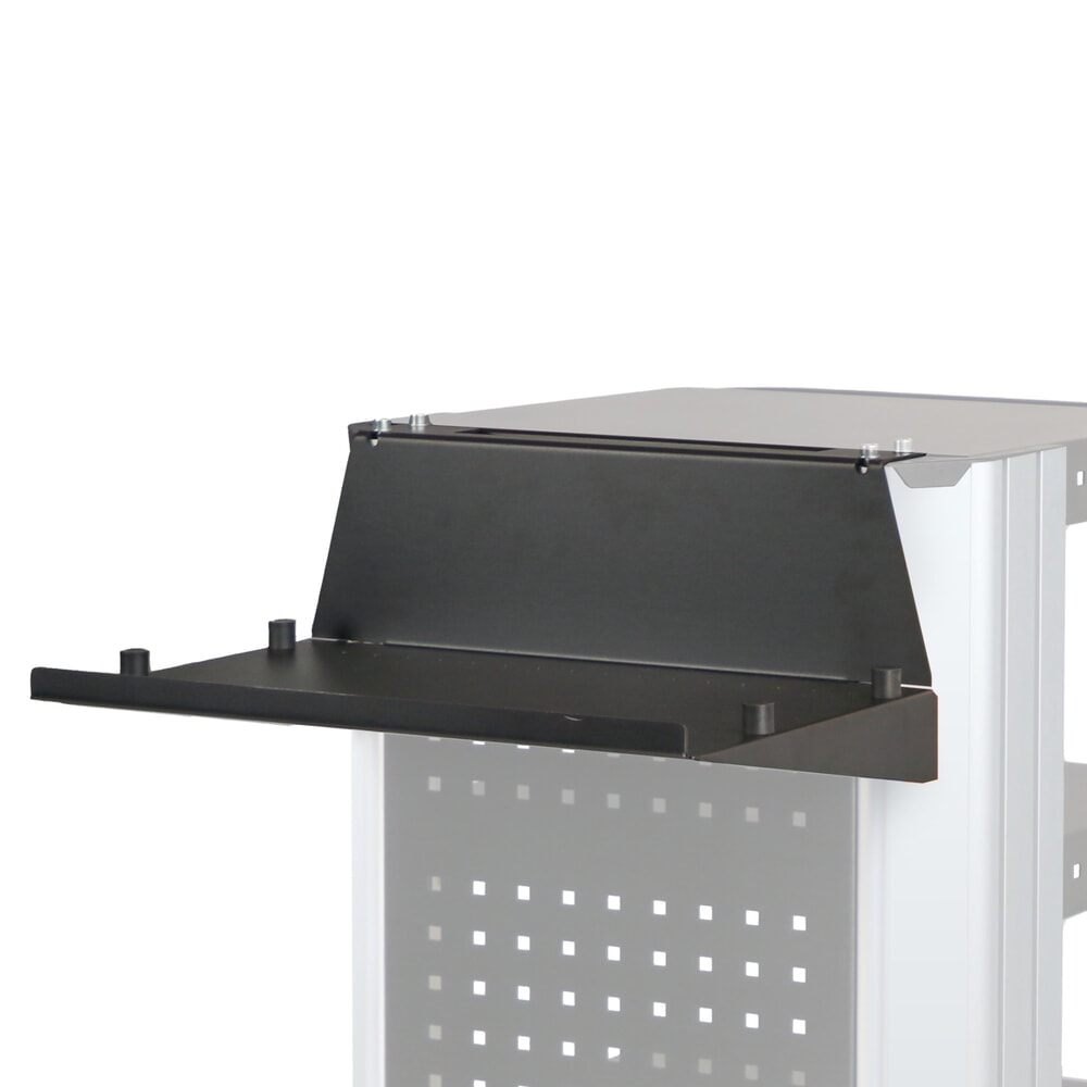 Illustration du produit: Support d’imprimante pour poste de travail mobile WMD Jungheinrich, face arrière 520 x 315 mm