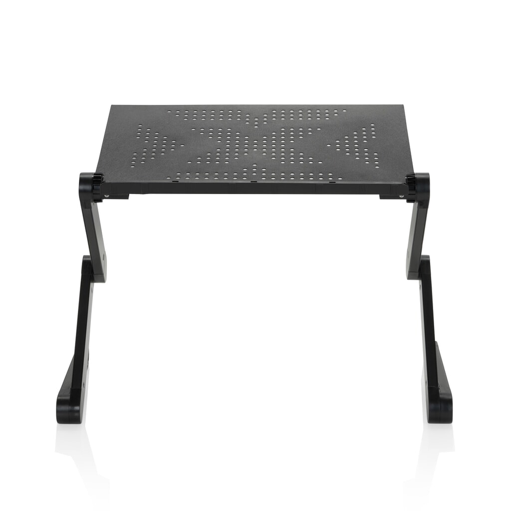 N° de l'image du produit 1 : Support de bureau assis/debout hjh OFFICE VM-SA II rabattable aluminium, noir