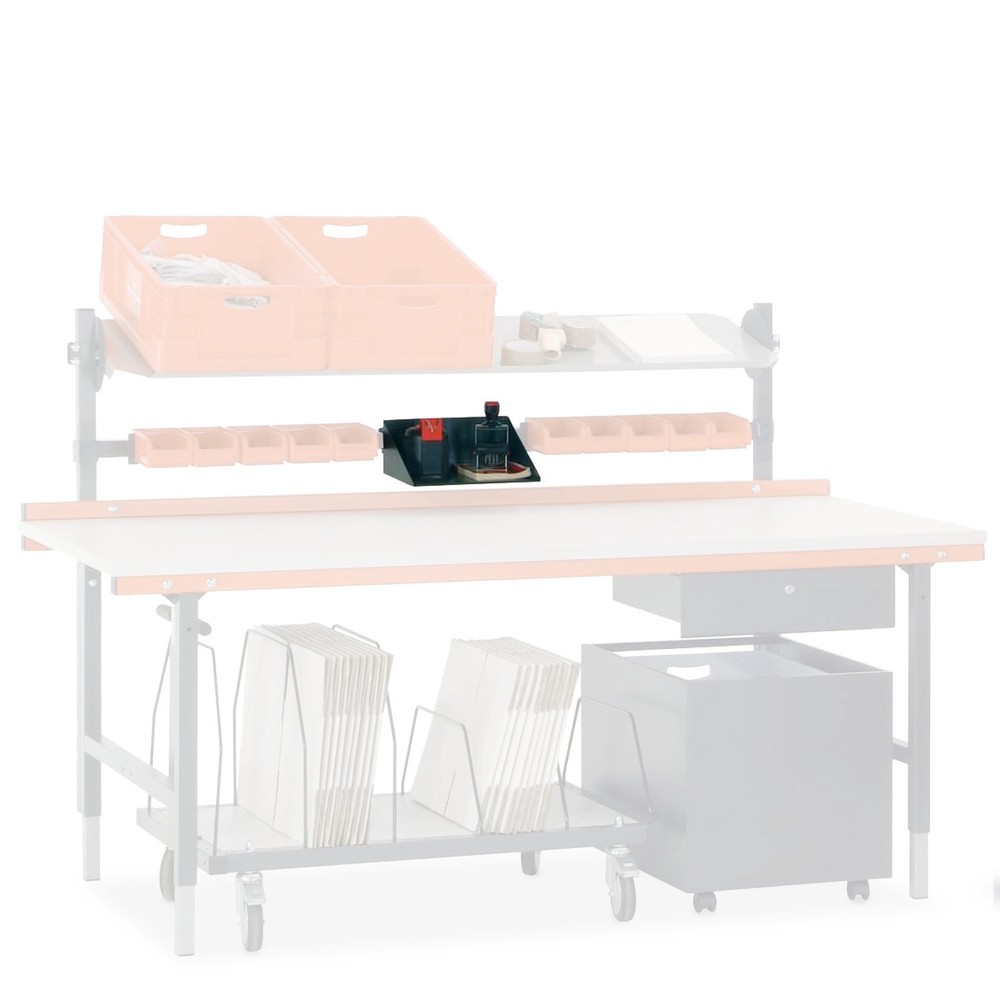 N° de l'image du produit 1 : Plateau multifonction pour table d’emballage Rocholz, H x l x P 130 x 315 x 240 mm