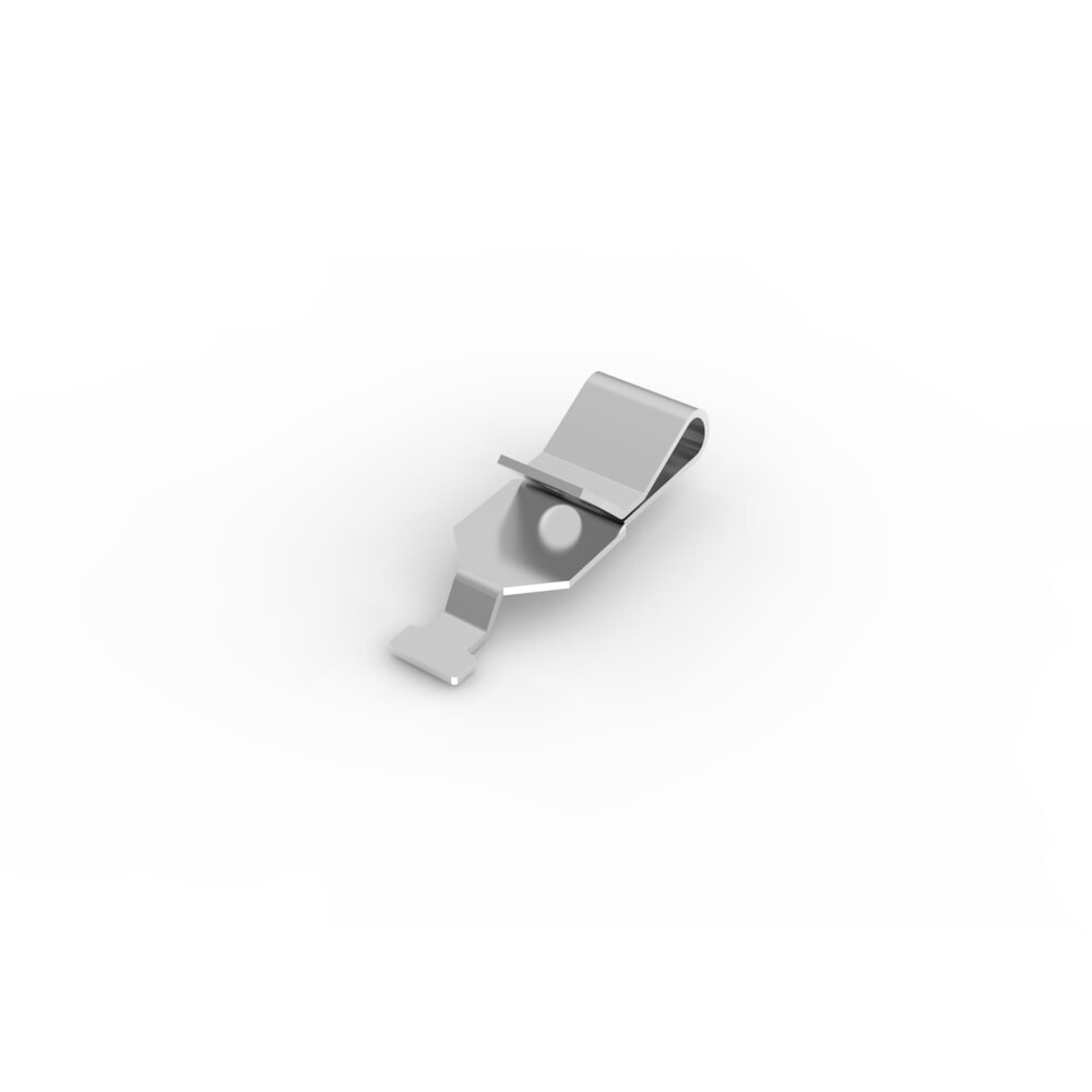 Illustration du produit: Support de tablette pour rayonnage à tablettes META, galvanisé, argenté