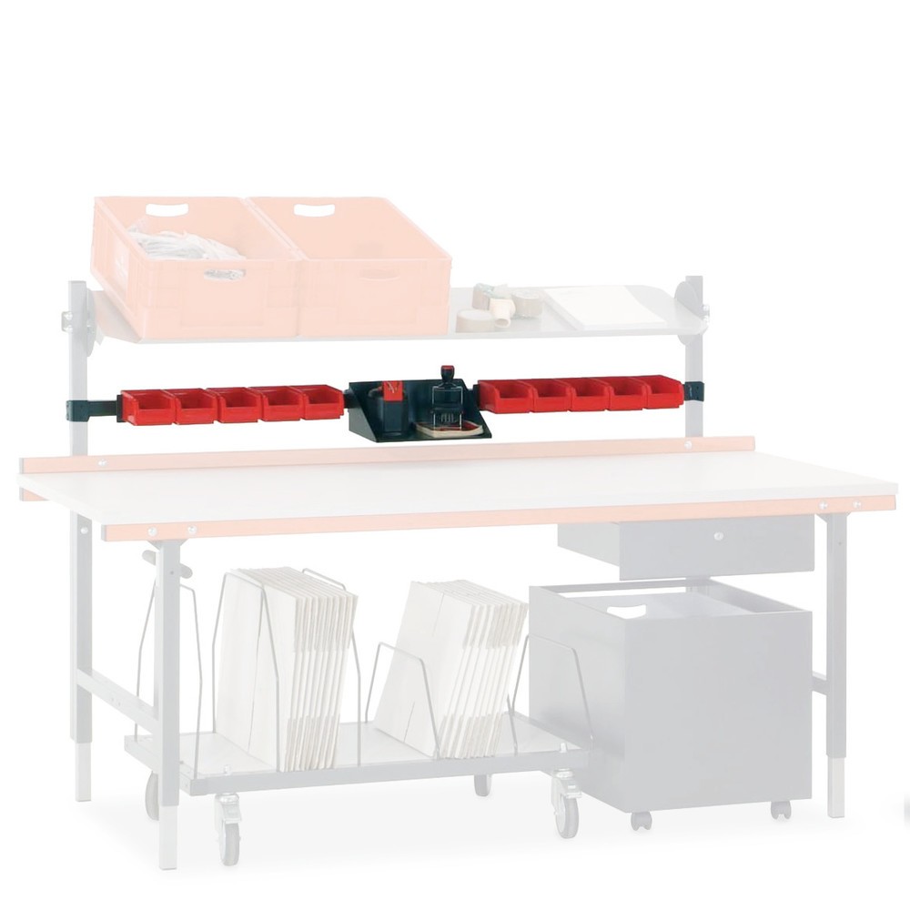 Illustration du produit: Support multifonction pour table d’emballage Rocholz, H x l x P 40 x 1 640 x 40 mm