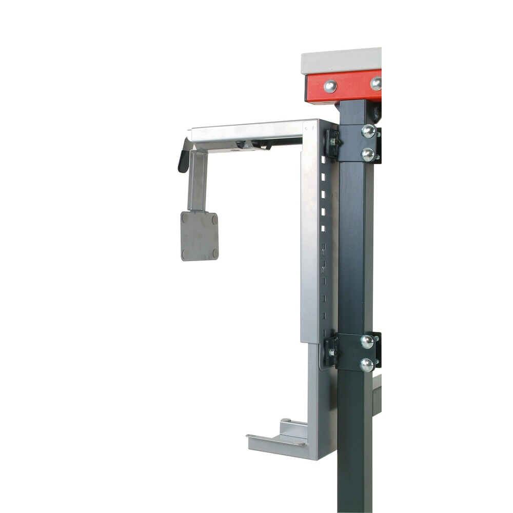 N° de l'image du produit 3 : Rocholz support pour PC pour systèmes de table d’emballage, fixable de manière universelle sur les pieds de table, dimensions intérieures H x l 307‑531 x 78‑220 mm