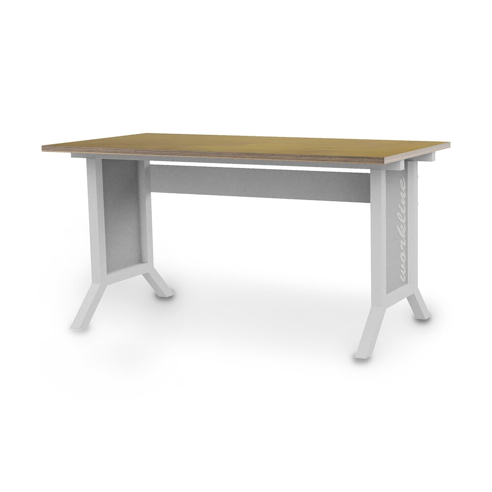 Illustration du produit: Système de poste de travail, table de base, réglage de la hauteur par pinces Bedrunka+Hirth, gris fenêtre