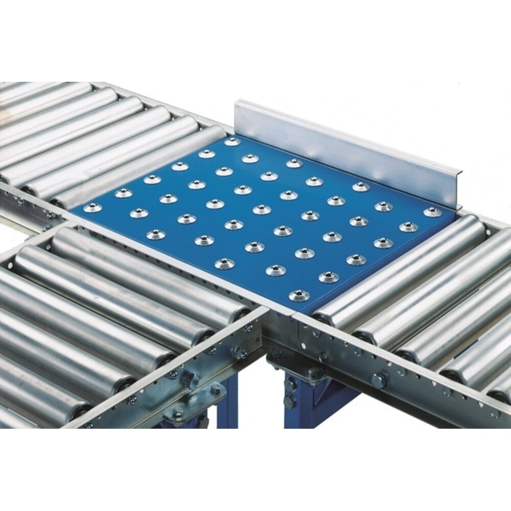 N° de l'image du produit 2 : BLUME Table à rouleaux sphériques profilé en U, Ø 15 mm, L x l 500 x 500 mm, division 50 mm