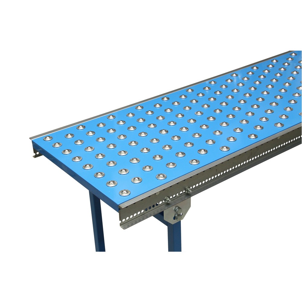 N° de l'image du produit 1 : BLUME Table à rouleaux sphériques profilé en U, Ø 15 mm, L x l 500 x 500 mm, division 50 mm