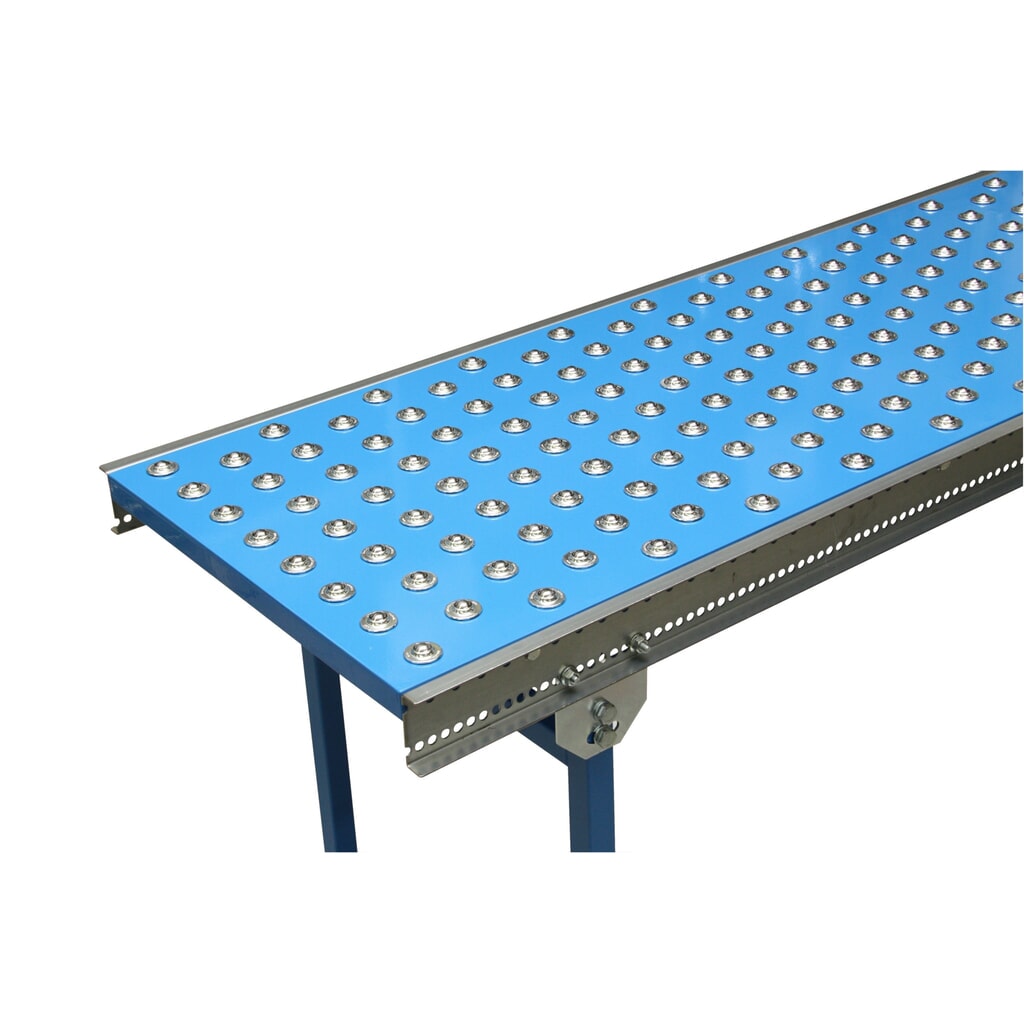 Illustration du produit: BLUME Table à rouleaux sphériques profilé en U, Ø 15 mm, L x l 500 x 500 mm, division 50 mm