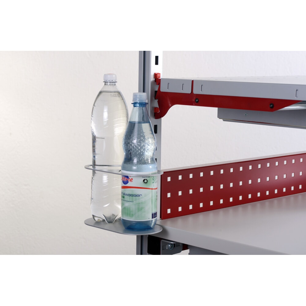 N° de l'image du produit 5 : Rocholz table d’emballage FLEX+ réglable en hauteur manuellement, avec grand kit d’accessoires, H x l x P 690-960 x 2 000 x 800 mm