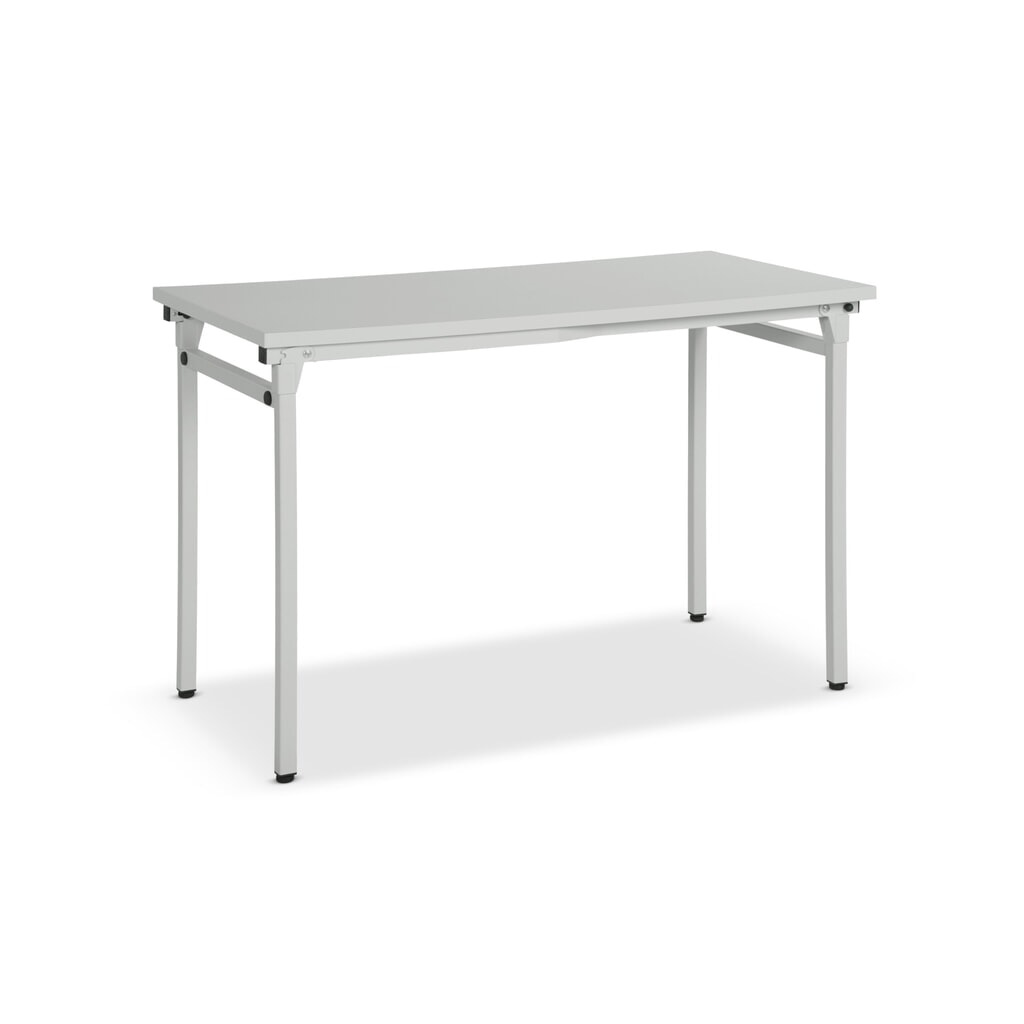 Table pliante multi-usages, surface insensible aux rayures, 4 pieds à patins de sol, HxlxP 750 x 1 200 x 600 mm Illustration du produit: Table pliante multi-usages, surface insensible aux rayures, 4 pieds à patins de sol, HxlxP 750 x 1 200 x 600 mm