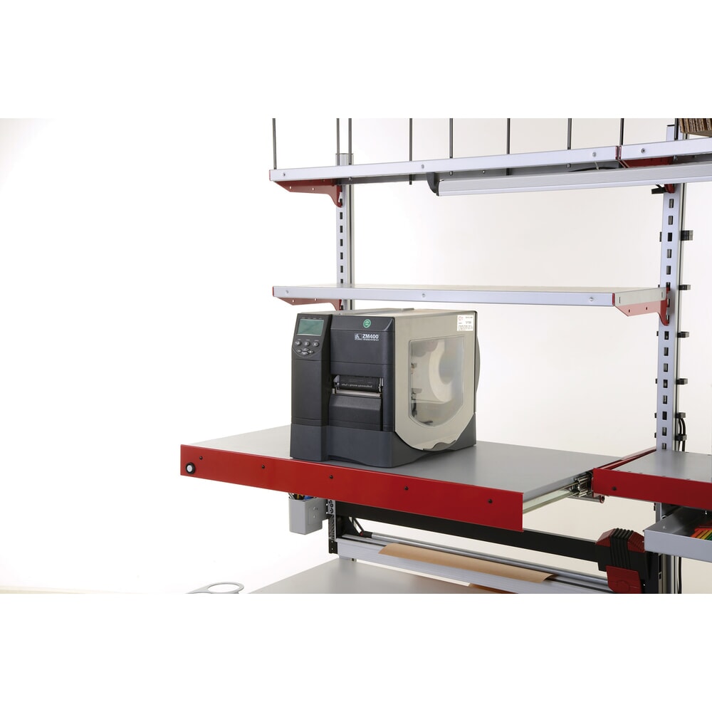 N° de l'image du produit 3 : Rayon extensible pour les Rocholz tables d’emballage système FLEX, H x l x P 140 x 800 x 500 mm