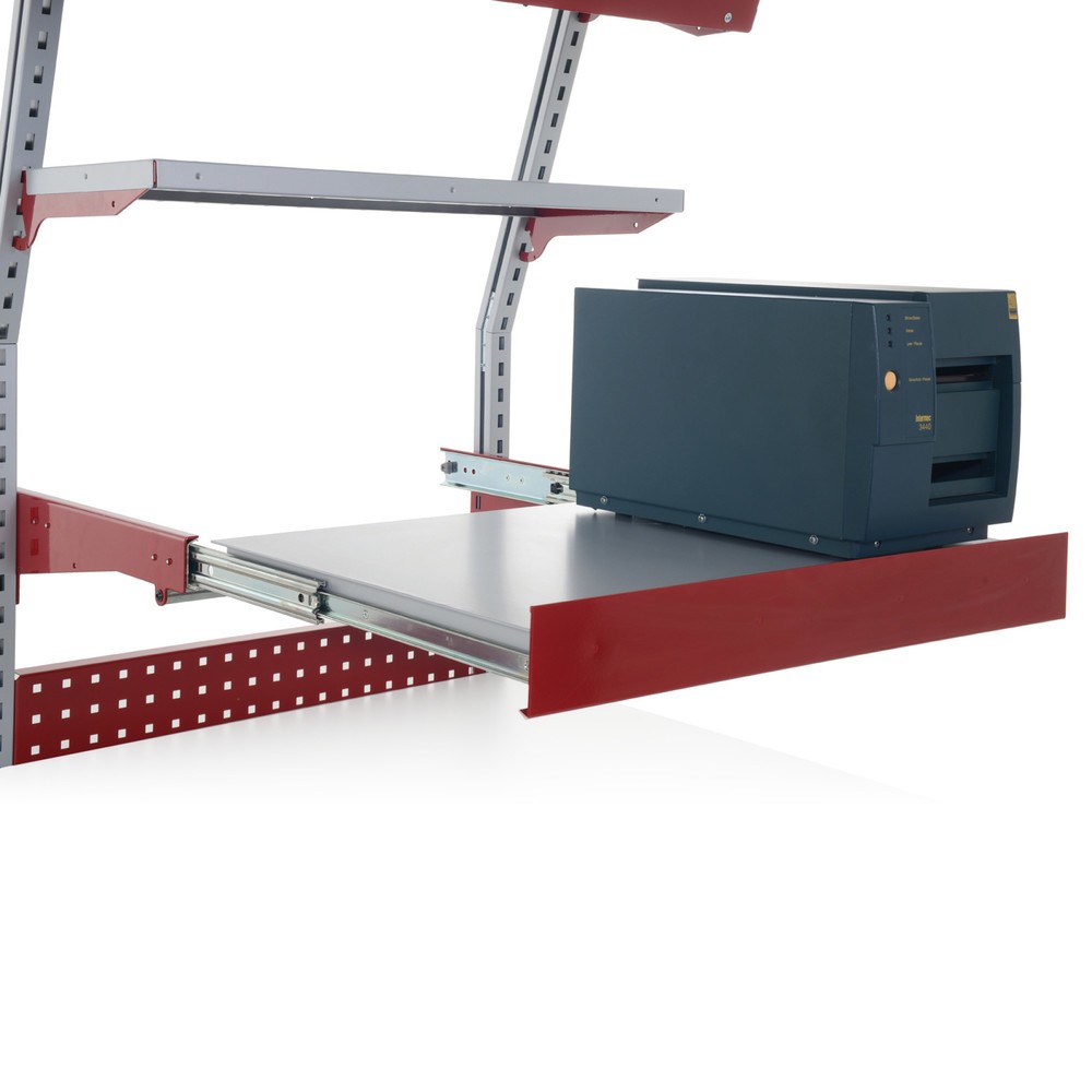 Illustration du produit: Rayon extensible pour les Rocholz tables d’emballage système FLEX, H x l x P 140 x 800 x 500 mm