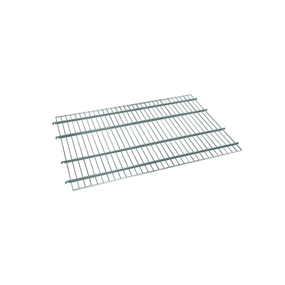 Illustration du produit: Tablette intermédiaire pour conteneur à roulettes en acier antivol, surface de chargement lxP 950 x 1 350 mm, galvanisé bleu