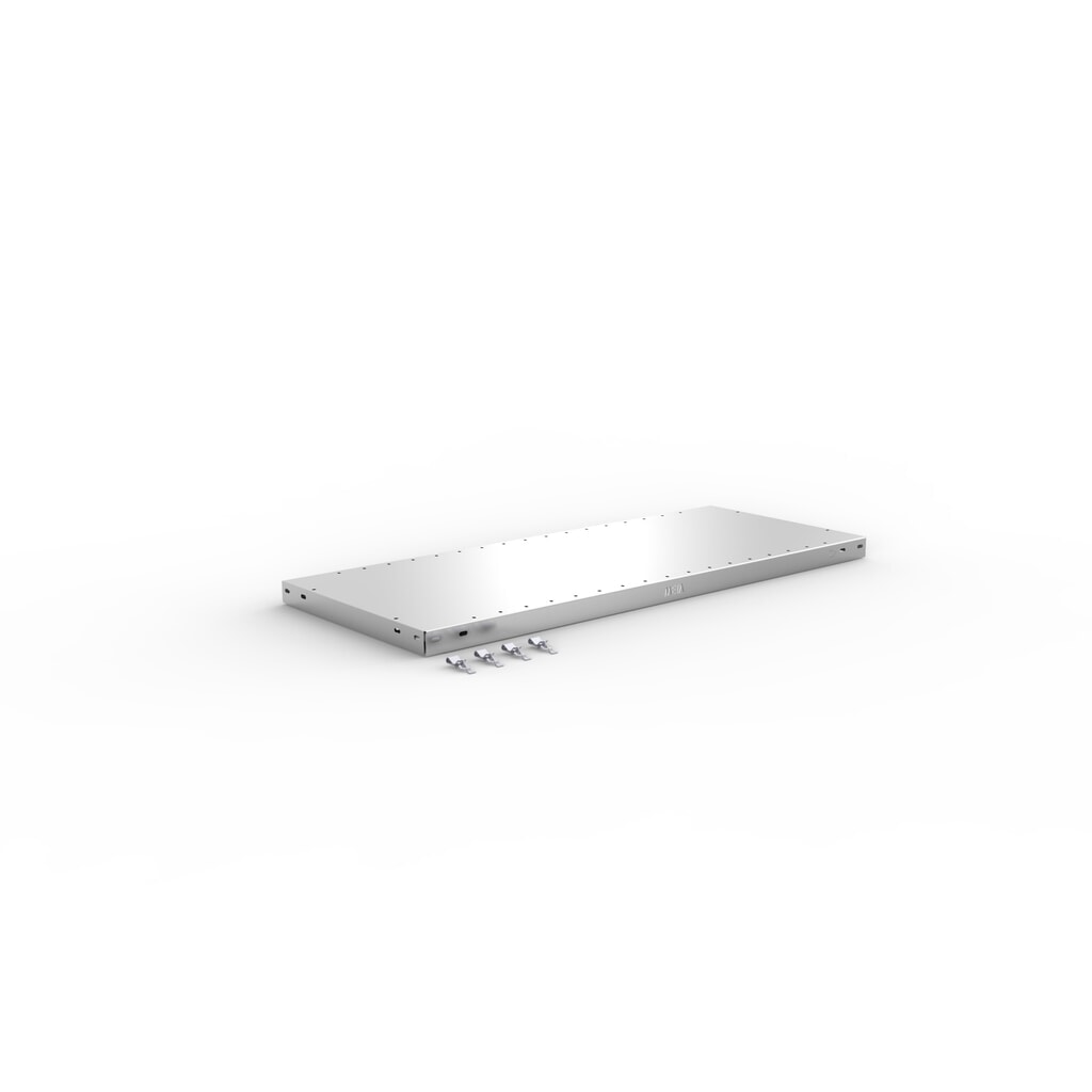 Illustration du produit: Tablette pour rayonnage à tablettes META système enfichable, FL, 150 kg, galvanisé, l x P 1 000 x 400 mm