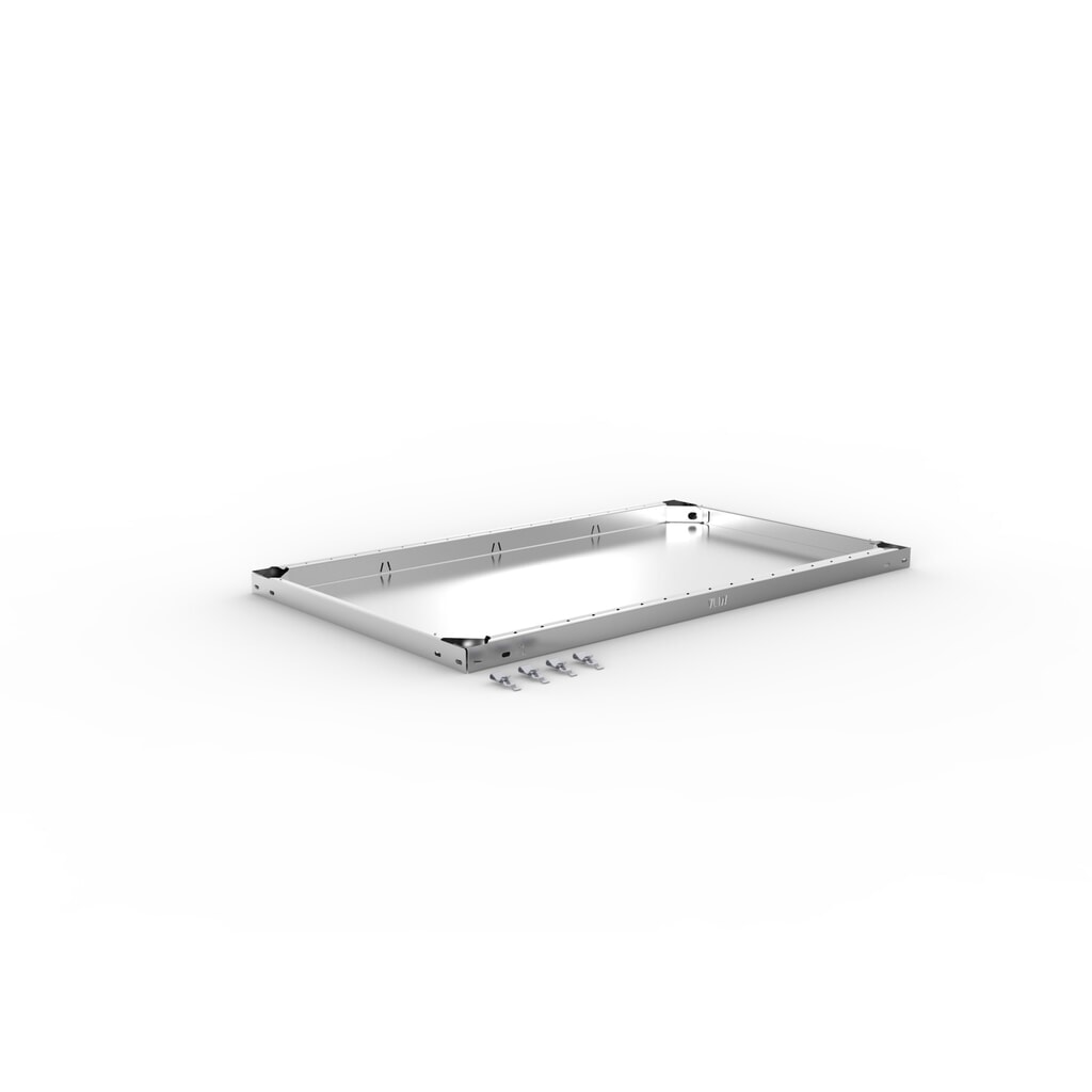 Tablette pour rayonnage à tablettes META système enfichable, FL, 150 kg, galvanisé, l x P 1 000 x 600 mm N° de l'image du produit 2 : Tablette pour rayonnage à tablettes META système enfichable, FL, 150 kg, galvanisé, l x P 1 000 x 600 mm