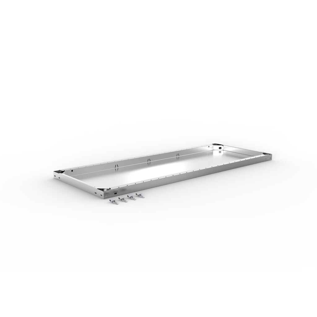 N° de l'image du produit 2 : Tablette pour rayonnage à tablettes META système enfichable, charge par tablette 230 kg, galvanisé, l x P 1 300 x 500 mm