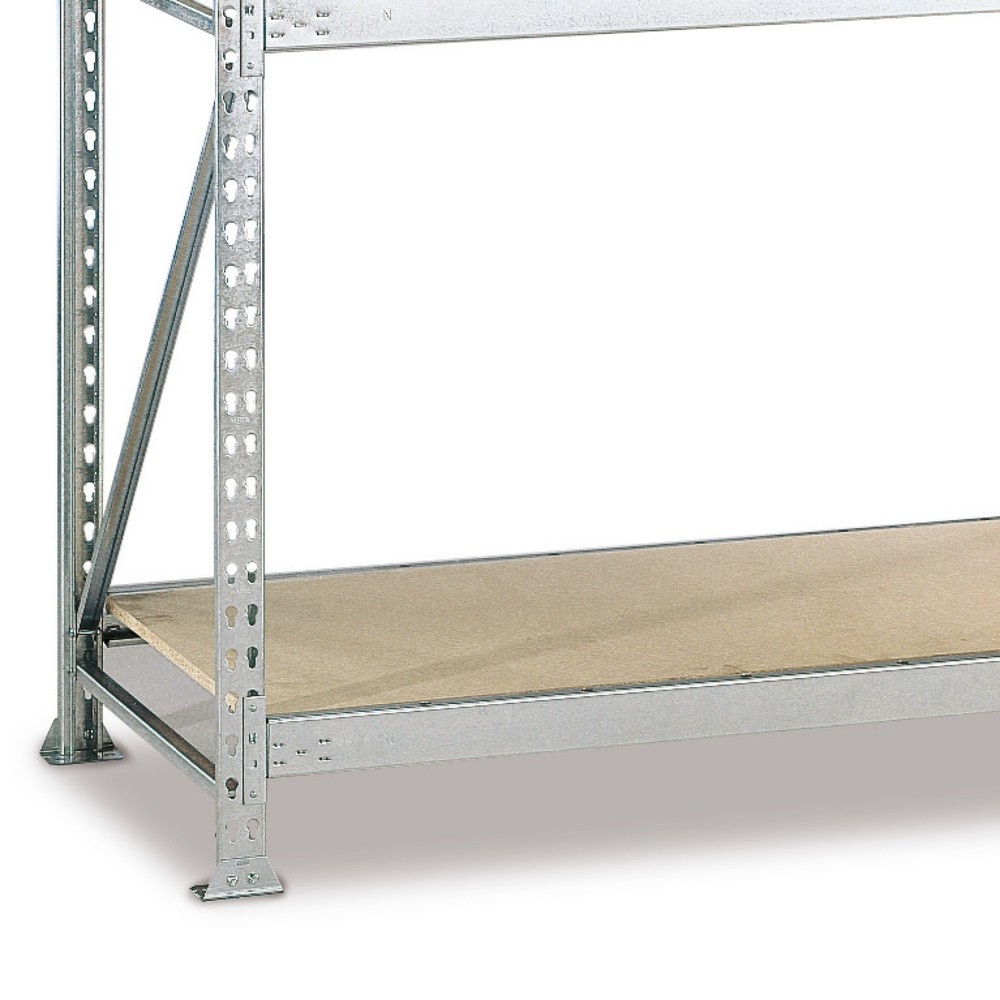 Illustration du produit: Tablette pour rayonnage grande portée META, avec panneaux de particules, galvanisé, l x P 1 800 x 650 mm