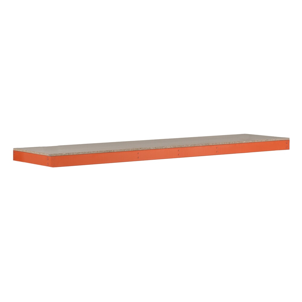 Illustration du produit: Tablette pour rayonnage grande portée SCHULTE avec panneaux agglomérés, l x P 1 536 x 469 mm, orange