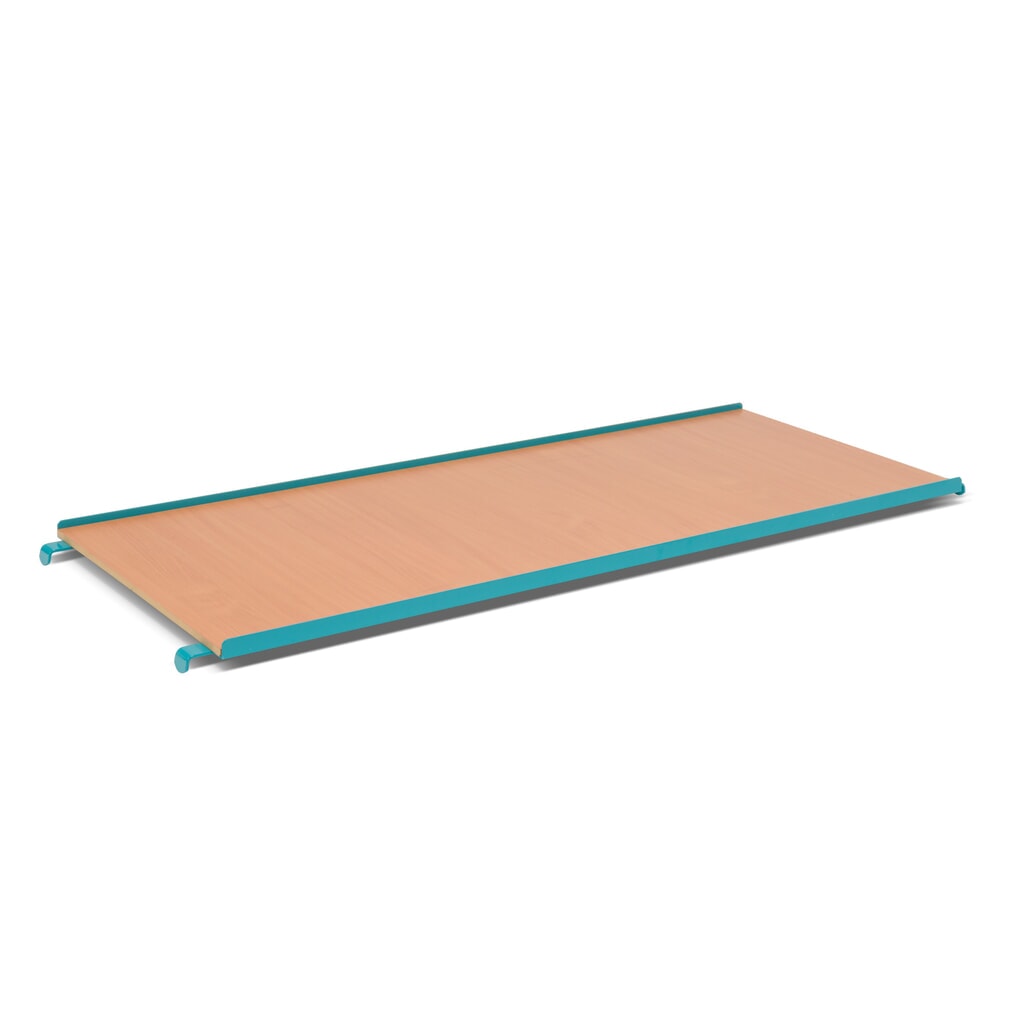 Tablette supplémentaire pour chariot à étages Ameise® avec plateaux en bois variables Illustration du produit: Tablette supplémentaire pour chariot à étages Ameise® avec plateaux en bois variables