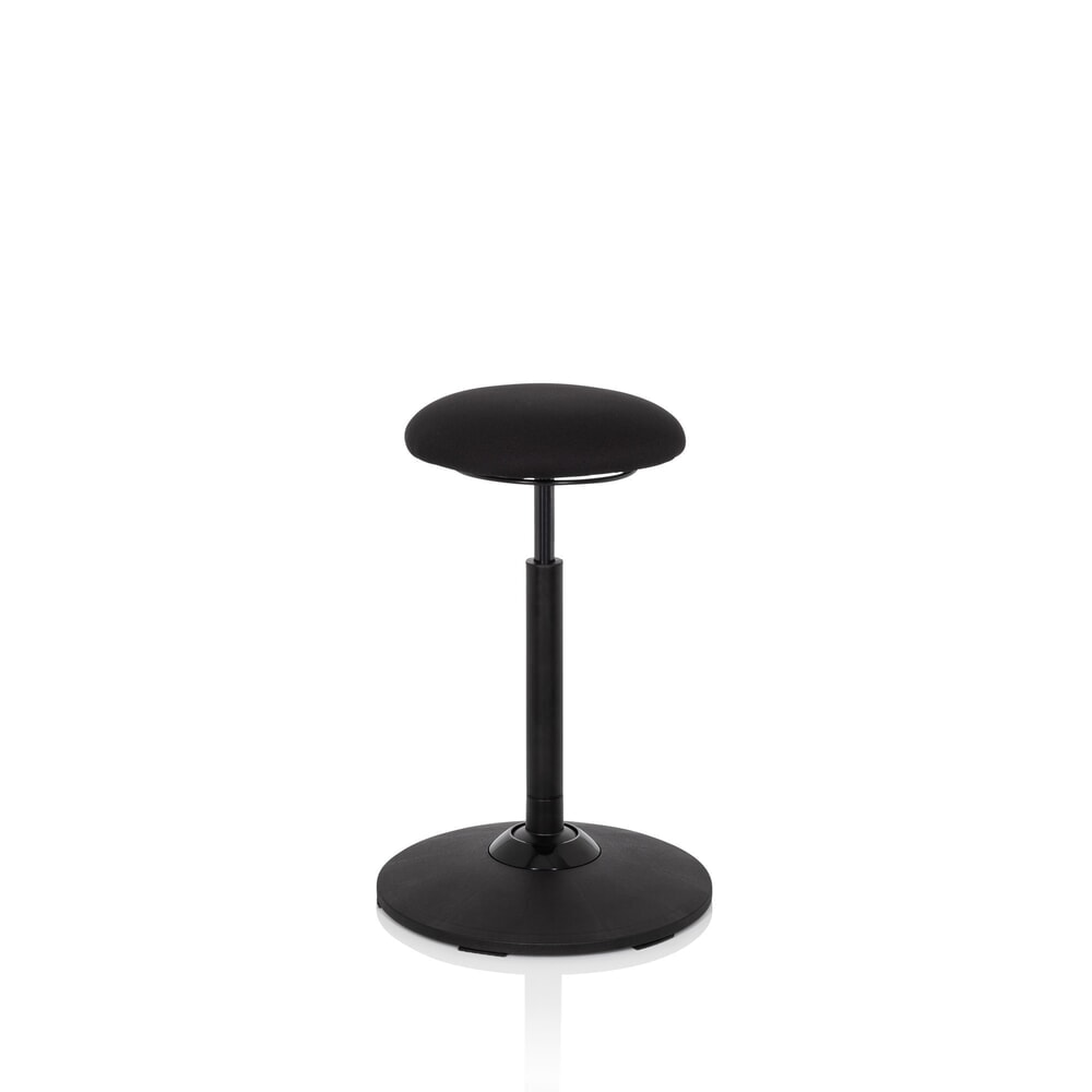 N° de l'image du produit 3 : hjh OFFICE tabourets ergonomiques / siège assis-debout BALANCE SIT, tissu, noir.